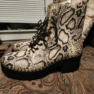 Snake Skin Boots
